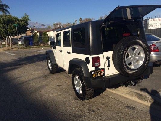 Newly detailed Jeep