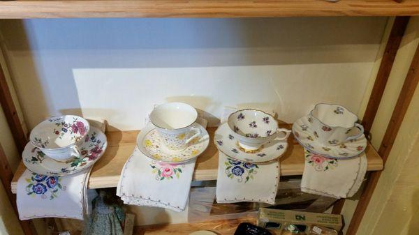 Lovely English porcelain teacups