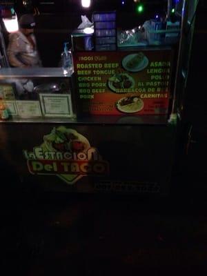 Taco truck outside great dollar tacos