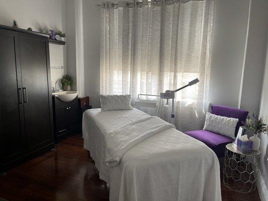 Facial Esthetician room