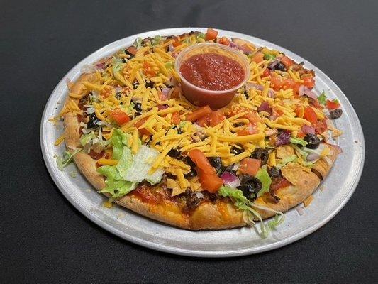 Fresh Made Taco Pizza - Best Of Both Worlds