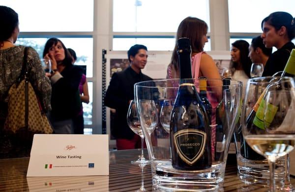 Wine by the Bay offered a private preview of WinePhoto and tasting event to the Italian Club at FIU on Sept 6/12