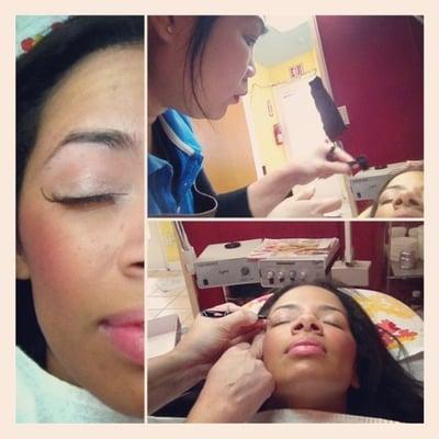 Eyebrow waxing by Kimberly!