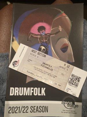 Drumfolk Ticket & Program