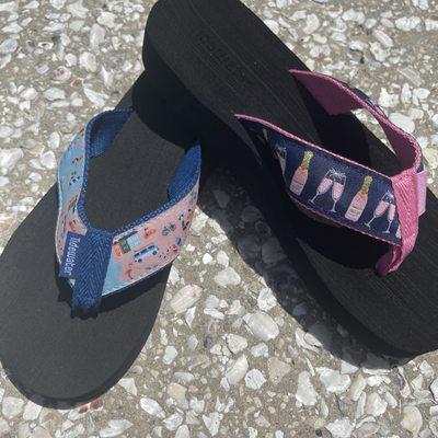 ArtWare has a great selection of Tidewater flip flops