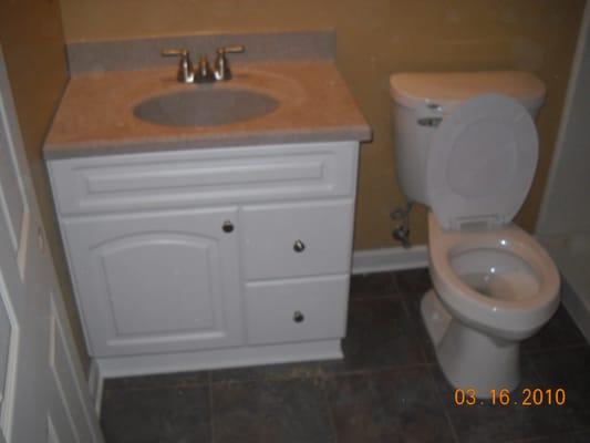 New Basrment Bathroom