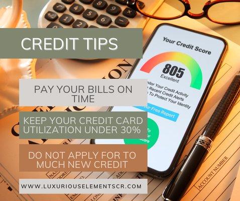 Credit Tips!!!