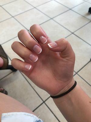 I got a French Gel Manicure!