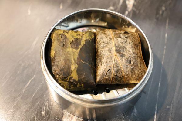 Sticky Rice in Lotus Leaf