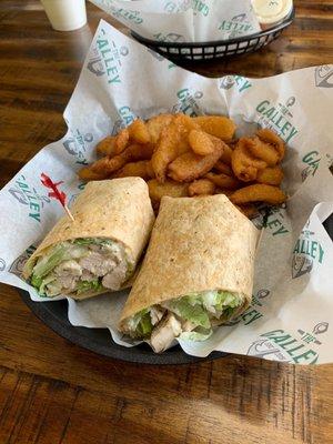 Chicken Caesar wrap