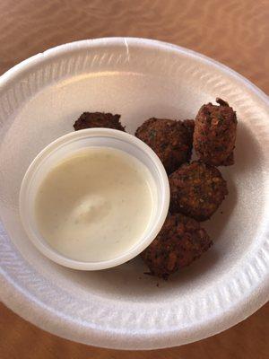 Little nibbles falafel