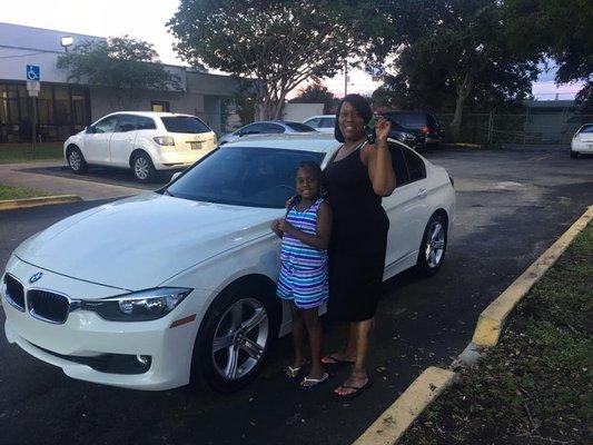 Congratulations on you purchase Larhonda McDuffie. 2013 BMW 328i