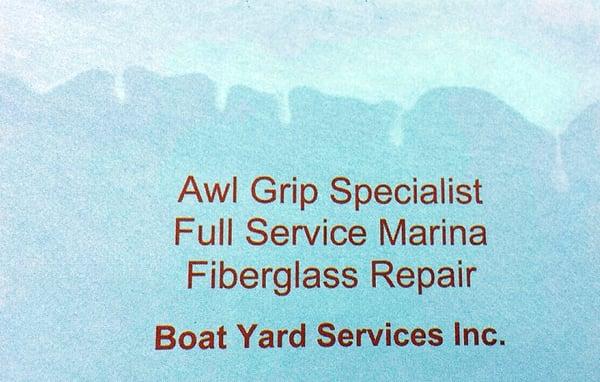 Boat Yard Services