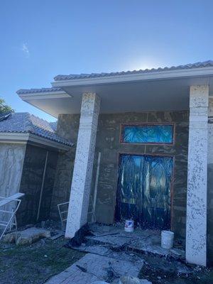 New stucco prep