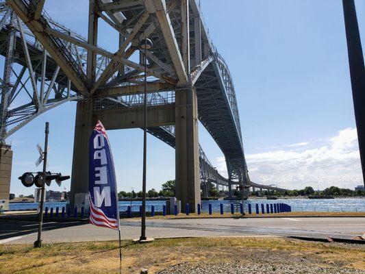 View of Blue Water Bridge