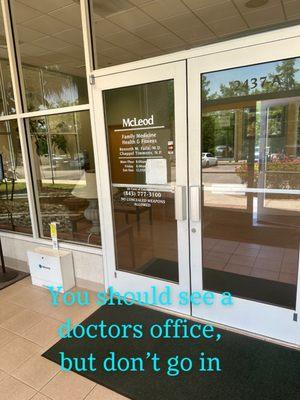 The Doctors office that a lot of people think is the Spa at McLeod Health & Fitness Center