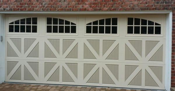 Install of Amarr Classica style 2 car garage door