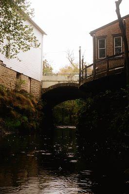 Orion's (on the right) and the river visible from the cafe