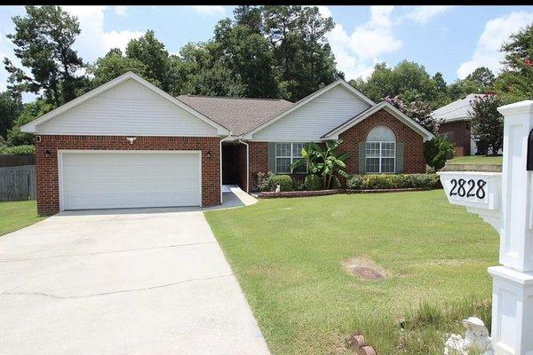 4 bed 2 bath home off of Belair Road in Augusta, Ga