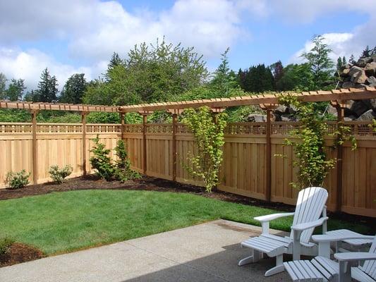 Custom Cedar Fence