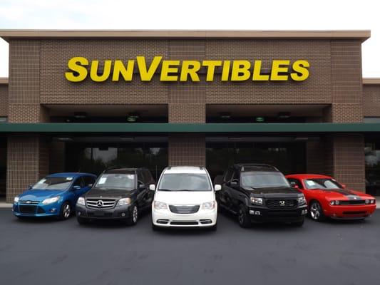 More than just convertibles! Come to us for any vehicle you need!