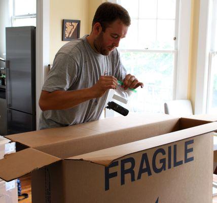 The most delicate fragile items are handled in safe way.