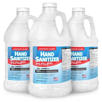 Gallon size hand sanitizers