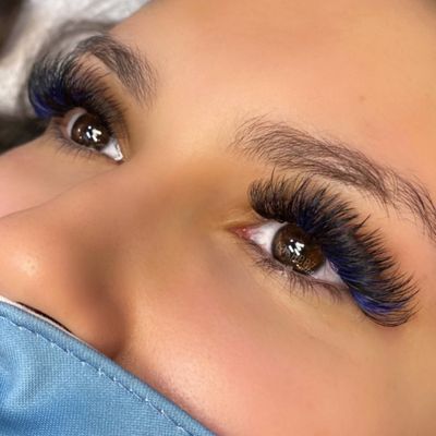 Mega Volume Lash Set with color