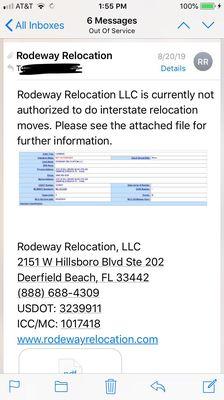 Rodeway Relocations