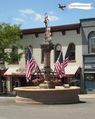 Emmeline The Iconic Geneseo Fountain Bear. Exclusively at David Mann Jewelers