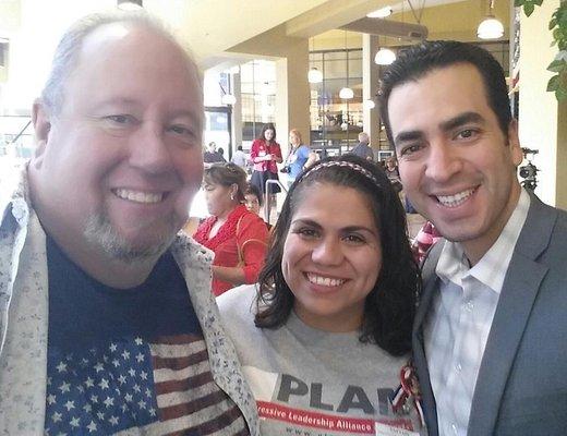 Proud to call these two great Americans friends:  Astrid Silva and Congressman Ruben Kihuen.