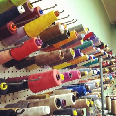 Lots of thread to match anything you need tailored!