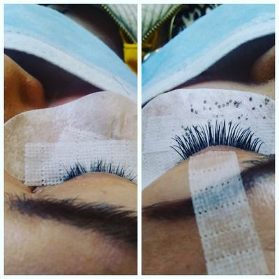 Another transformation for boring little lashes! :)