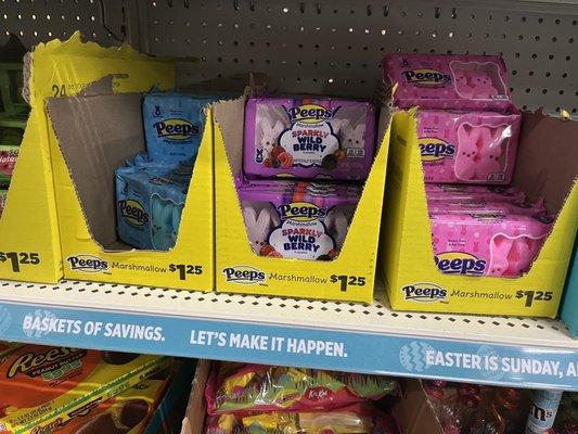 We got cotton candy flavored Peeps