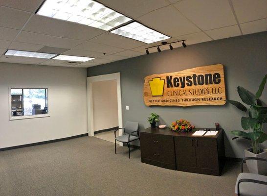 Keystone Clinical Studies - Office Lobby