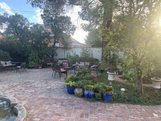 Outdoor courtyard