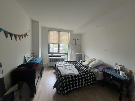 So much space!  Bedroom in a 1 bedroom apartment