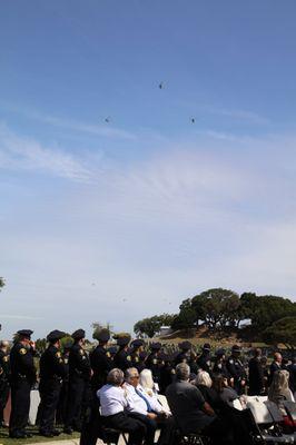 Alameda County Peace Officers Memorial Ceremony - Lone Tree Cemetery, Hayward, CA
 Fly Over Ceremony