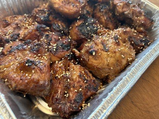 Teriyaki turkey tails