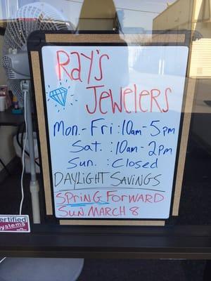 Ray's Jewelers. Watch repair and jewelry repair.