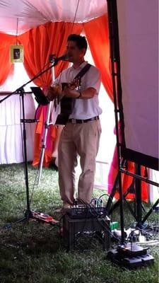 Carlos David, June 29, 2013. Apple Blossom Chapel and Gardens, Fennville MI. Trottier Wedding.