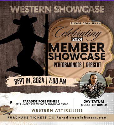 Super excited for the Paradise Pole Fitness Showcase on September 21, 2024. Can't wait to see all the incredible performances!