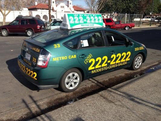 Taxi Metro Taxi Cab in Modesto CA 209-523-8294