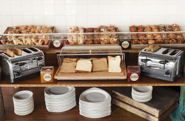 Breakfast Buffet Bread Options