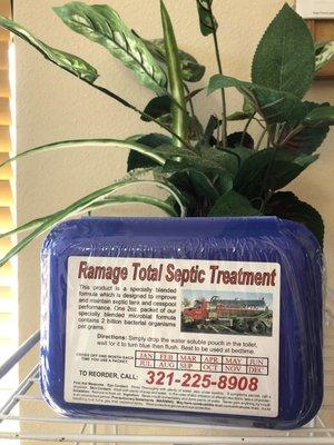 Purchase your Ramage Total Septic Treatment at our location