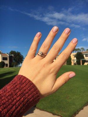 Gel manicure by Shelby