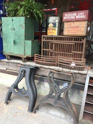 Some of our old favorites... Check out Reclaimed, our downtown St. Michaels, MD store for more industrial iron legs