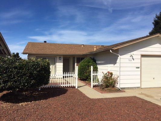 Rental in Adult Village Watsonville 2 Bedroom 1.5 bath for 1600.00 a month