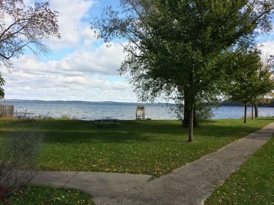 Beautiful view of the west sidw of Lake Mendota