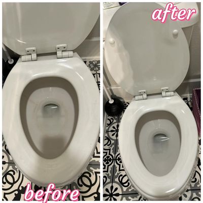 clean bathroom happy customer